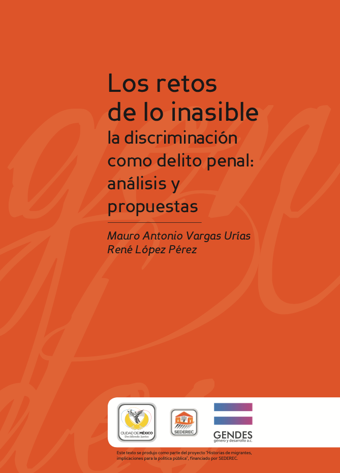 Portada Los retos de lo inasible la discriminación como delito penal: análisis y propuestas