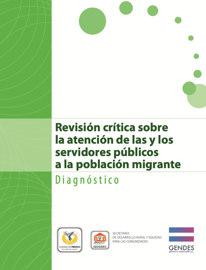 Portada Revisión crítica sobre la atención de las y los servidores públicos a la población migrante